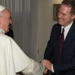 Pope Francis and Greg Burke The new Vatican spokesman